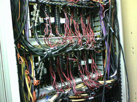 Wired Rosemount Process Control Panel
